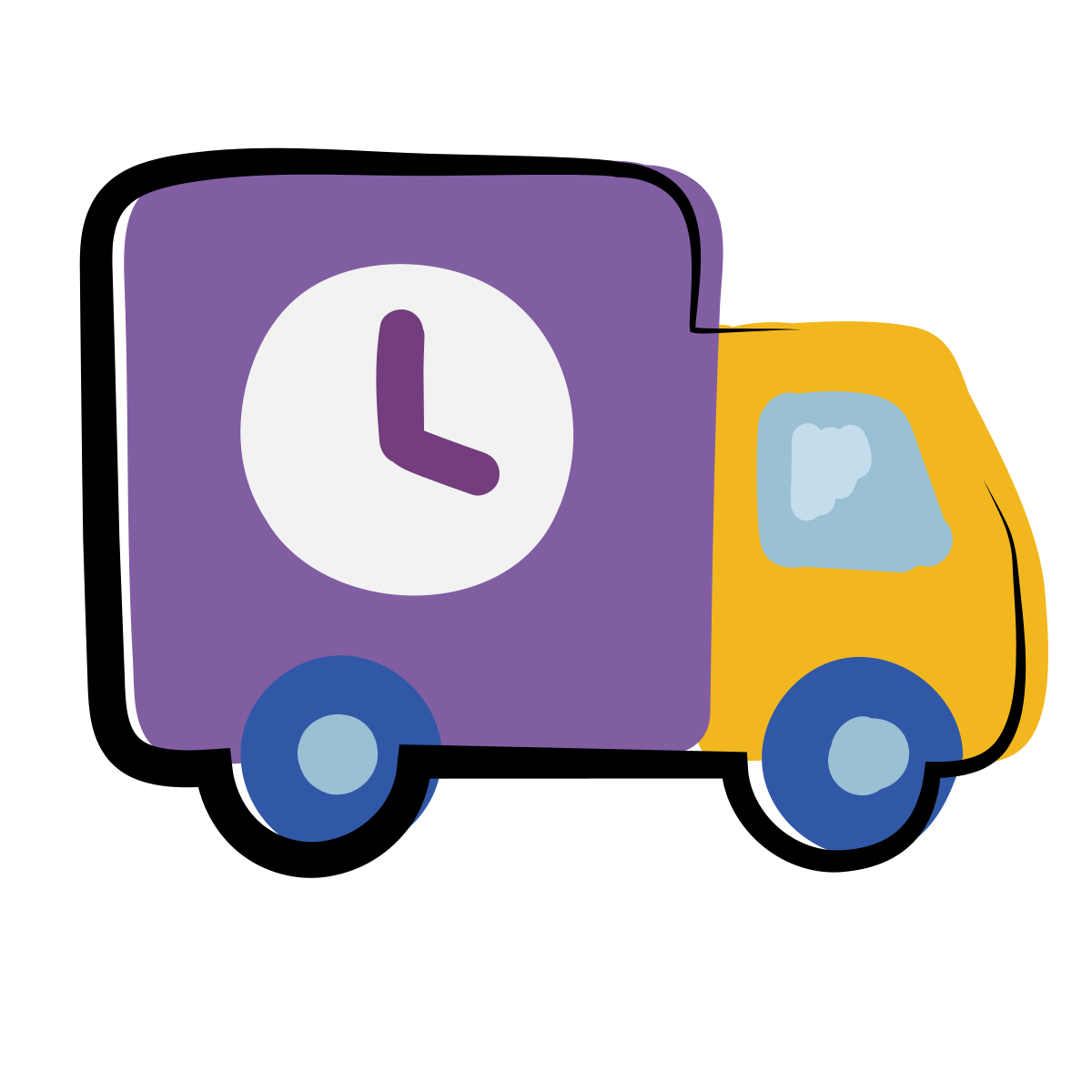 matisse style delivery icon