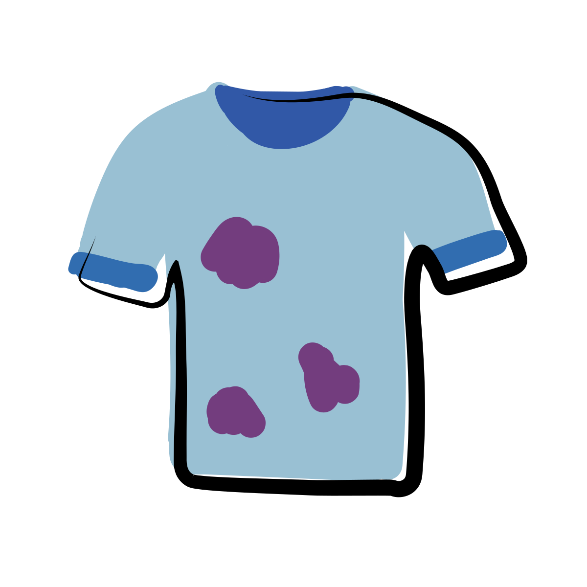 matisse style dirty clothes icon