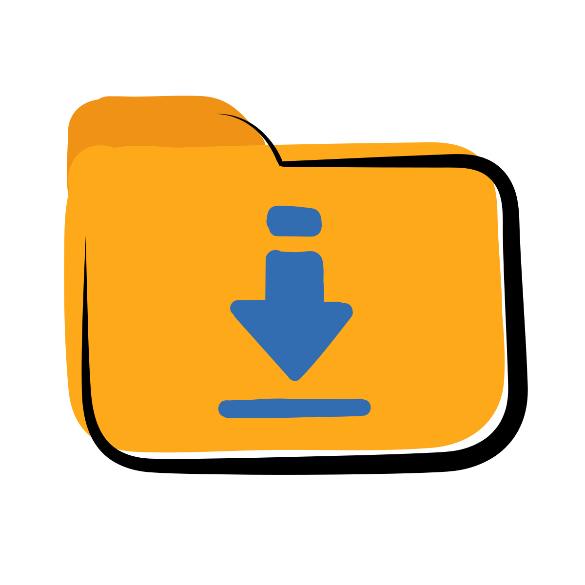 matisse style downloads folder icon