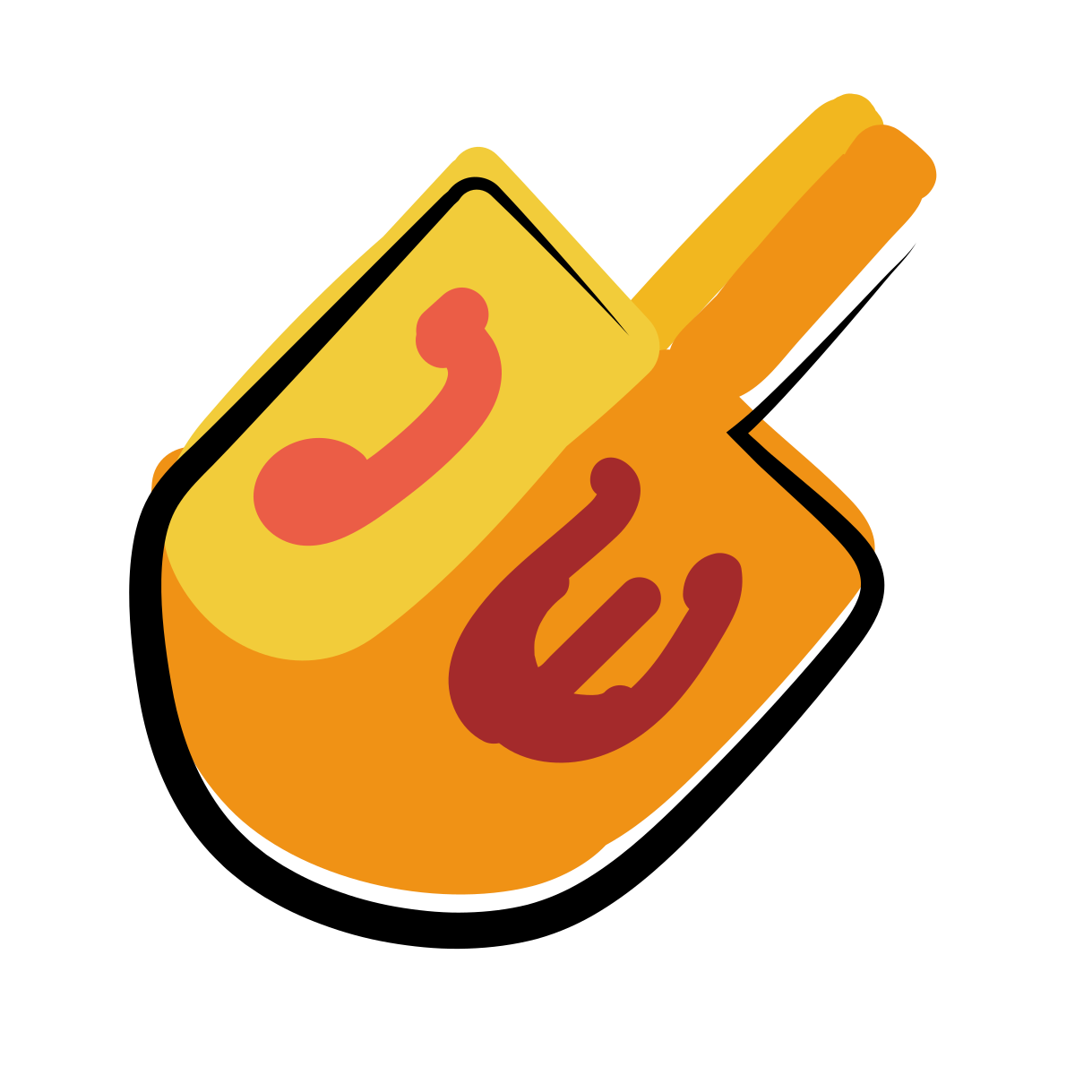 matisse style dreidel icon