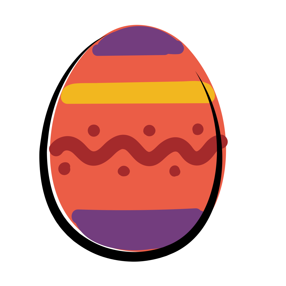 matisse style easter egg icon