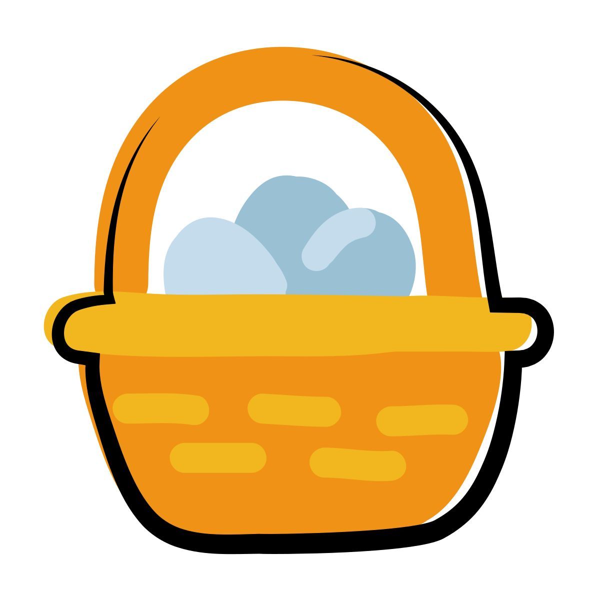 matisse style cesto di uova icon