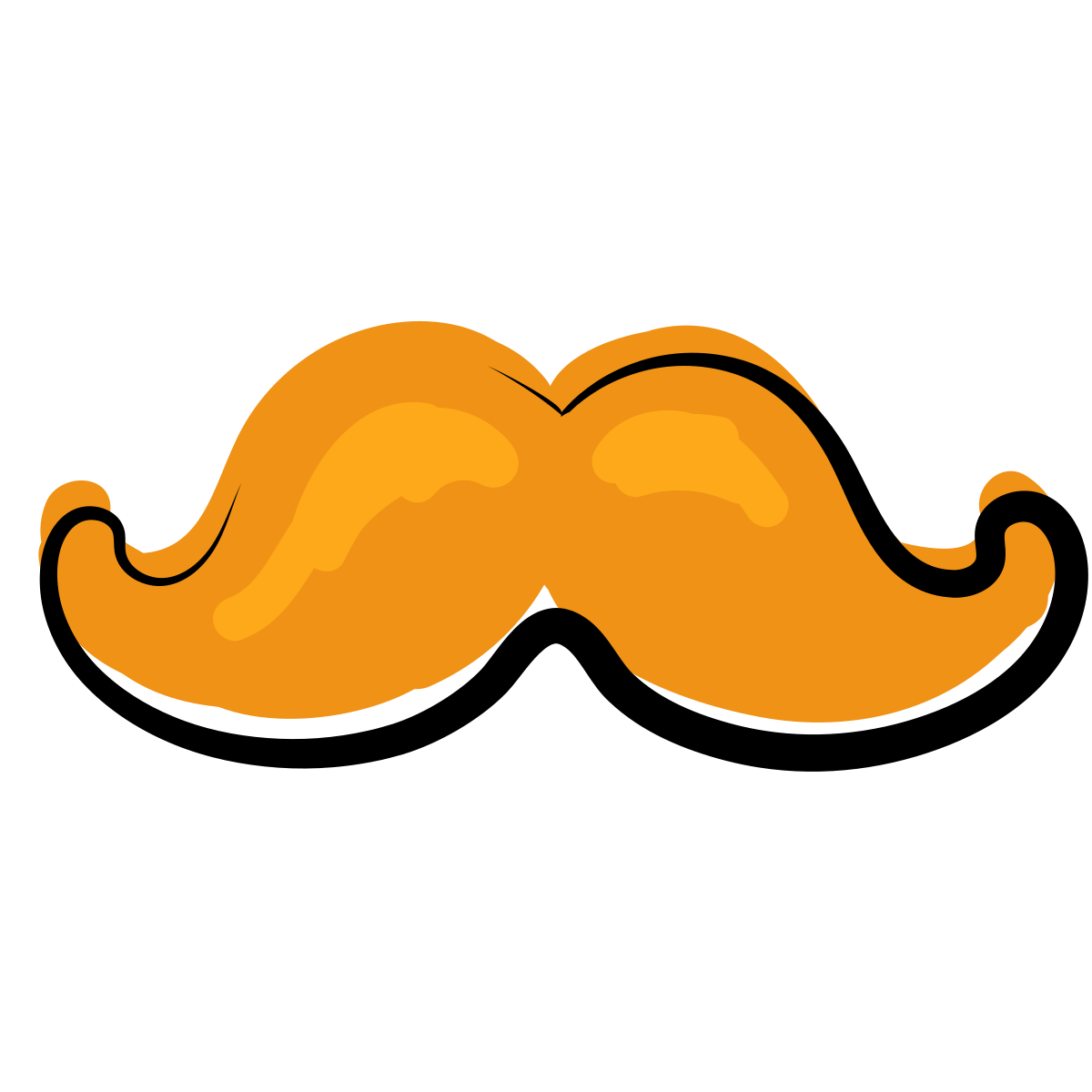 matisse style english mustache icon