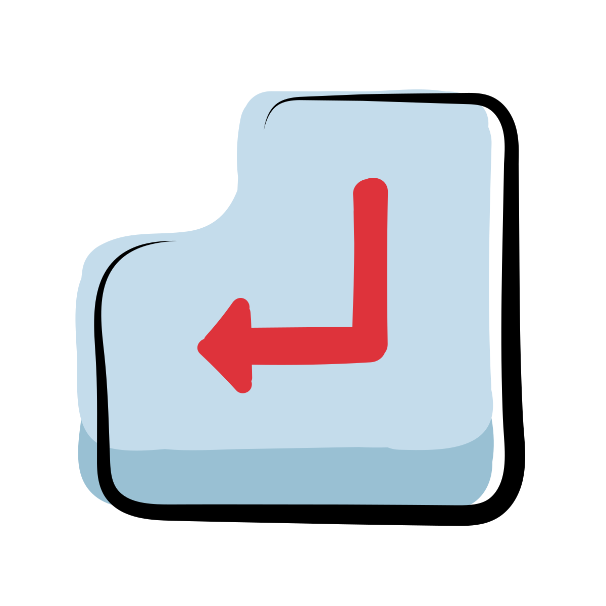 matisse style enter key icon