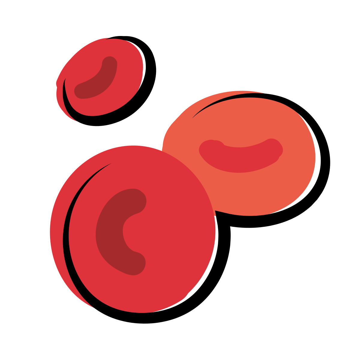 matisse style erythrocytes icon