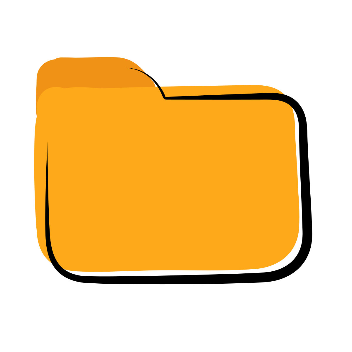 matisse style folder invoices icon