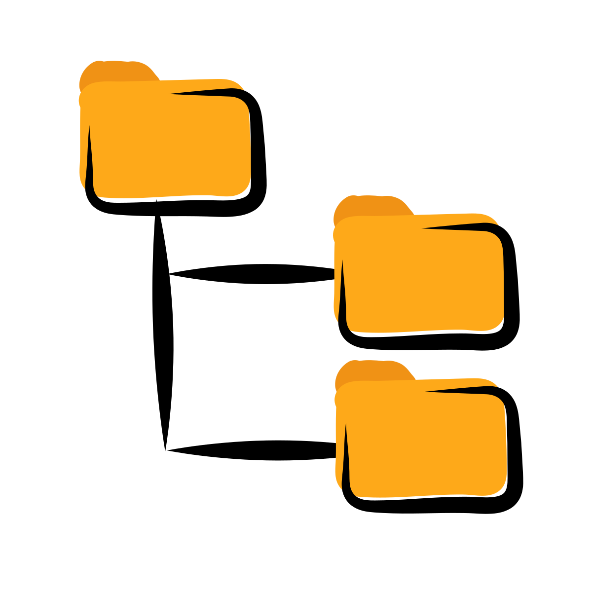 matisse style folder tree icon