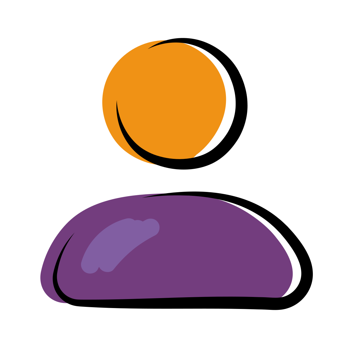 matisse style gender neutral user icon