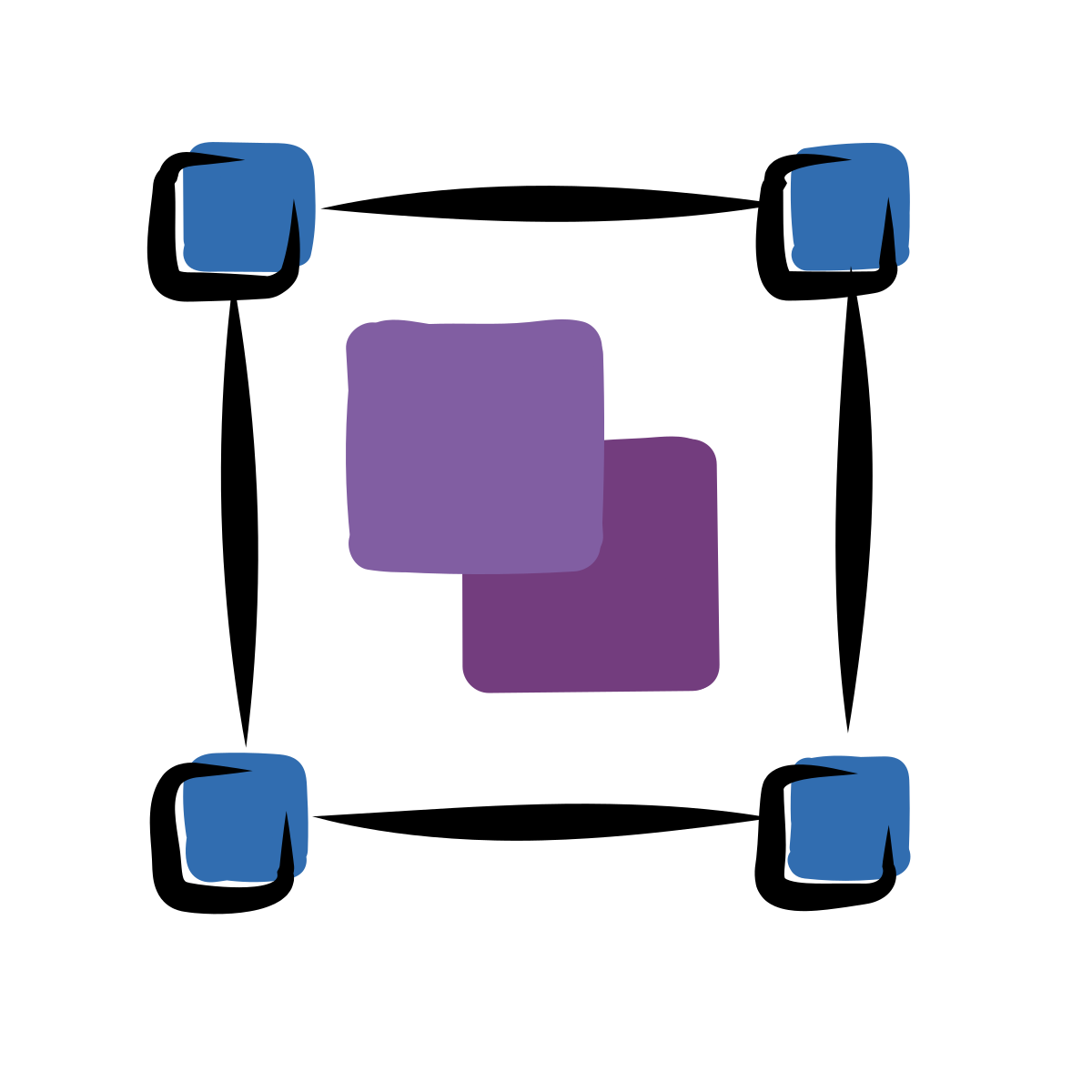 matisse style group objects icon