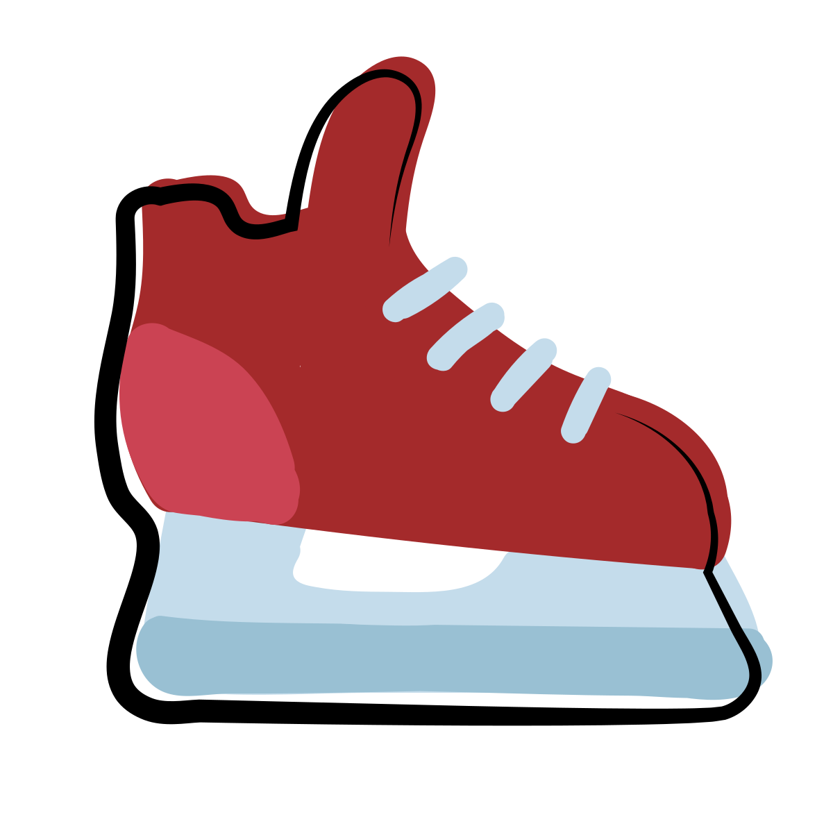 matisse style hockey skates icon