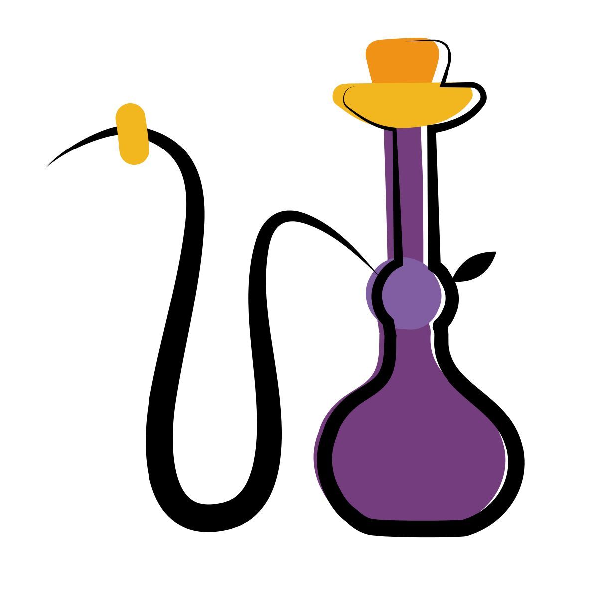 matisse style wasserpfeife icon