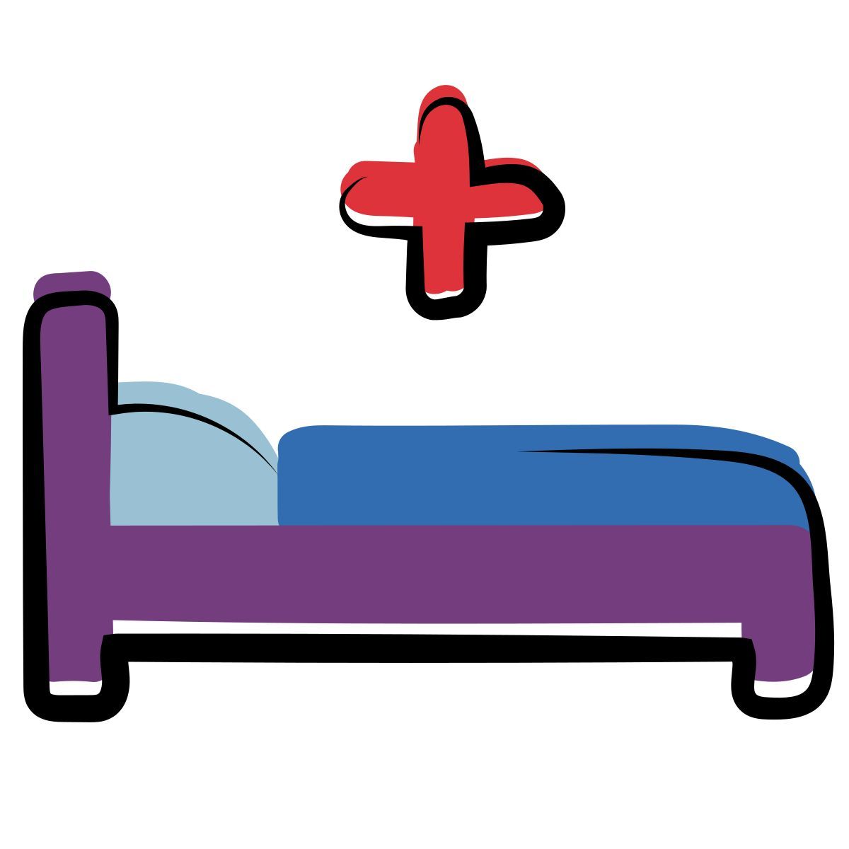 matisse style letto d&#39;ospedale icon