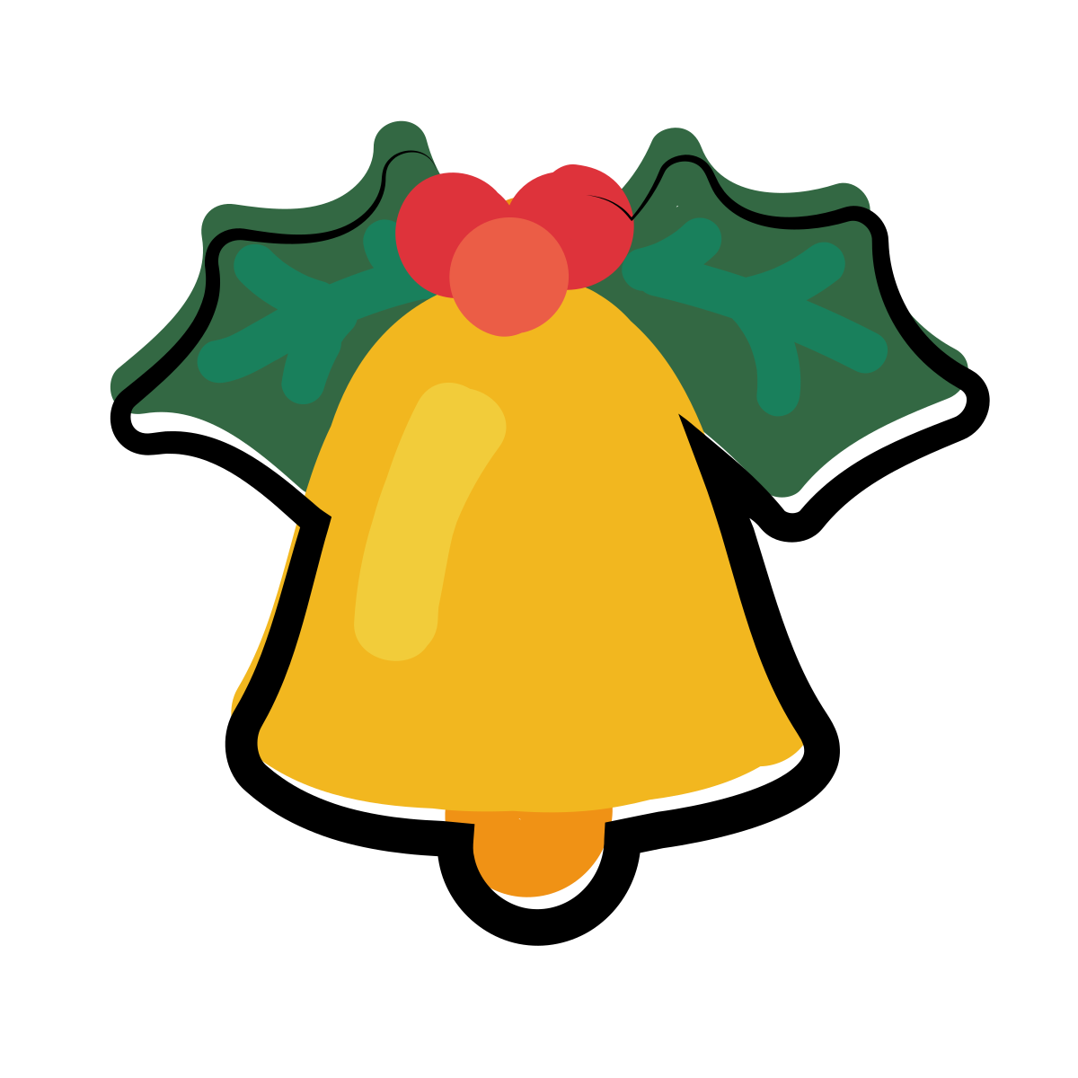 matisse style jingle bell icon