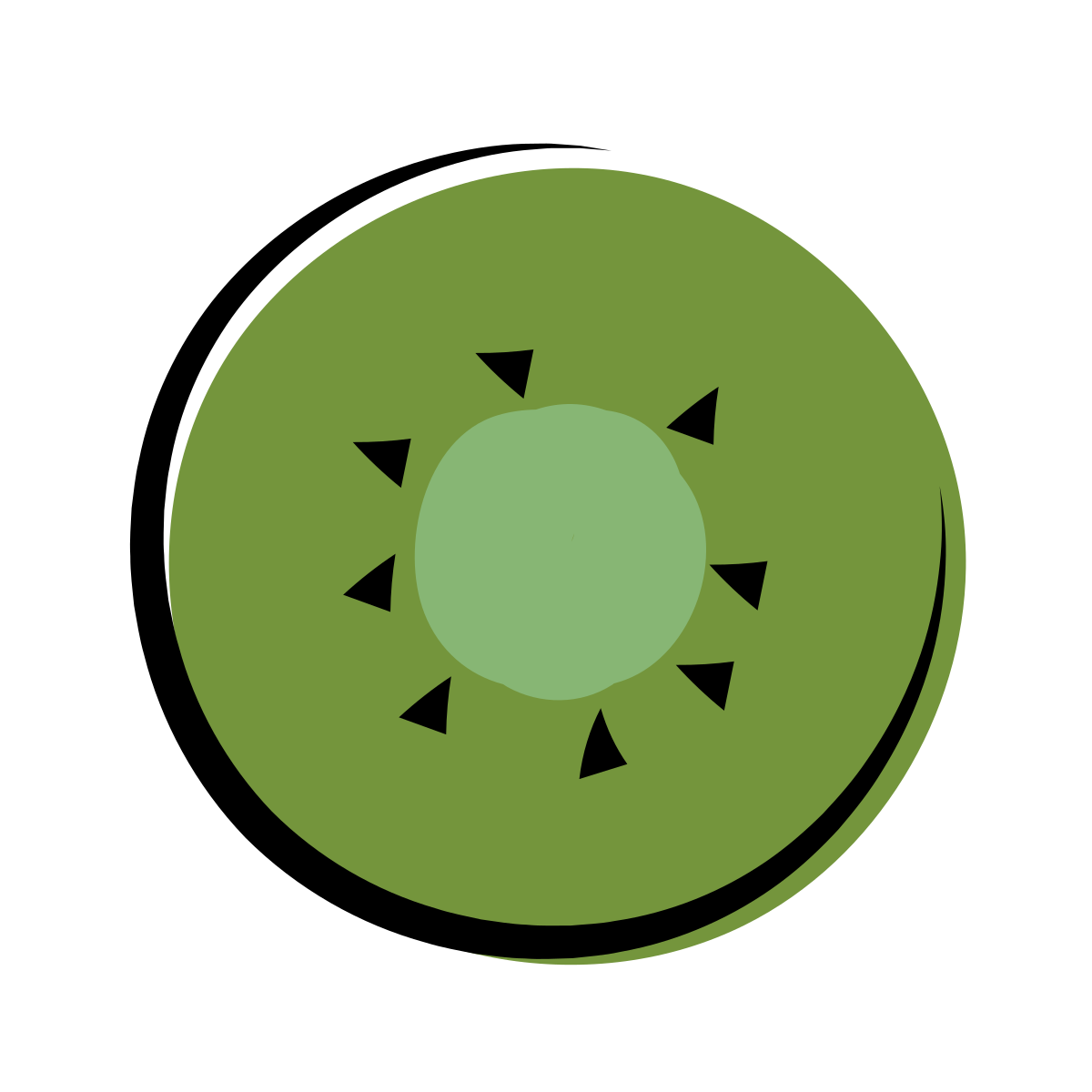 matisse style kiwi icon