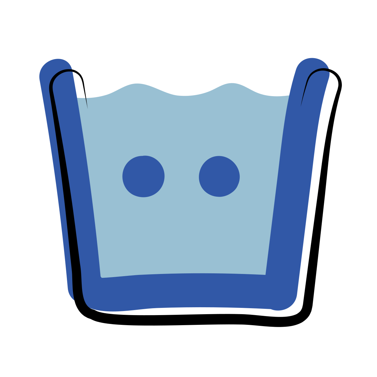 matisse style machine wash warm icon