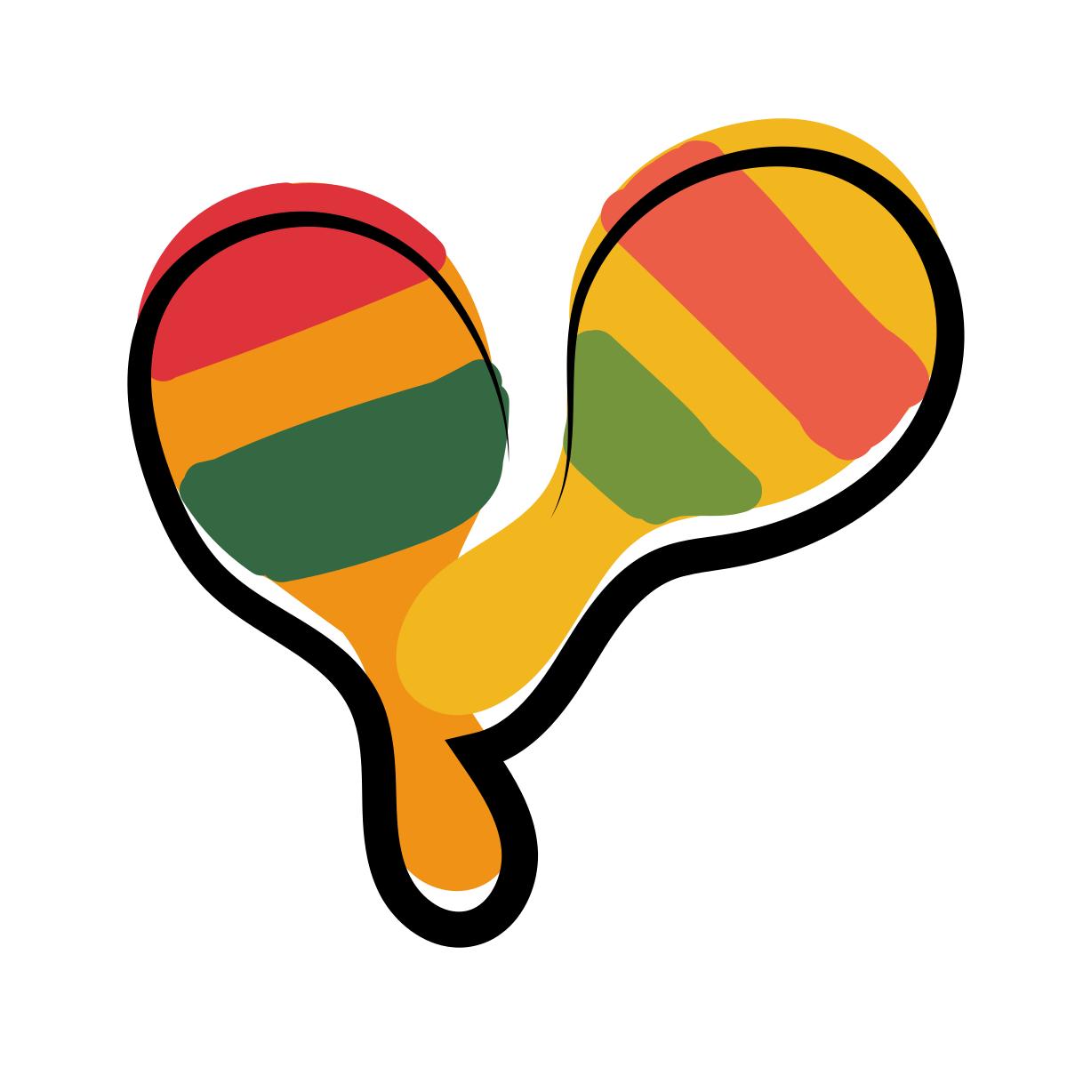 matisse style maracas icon