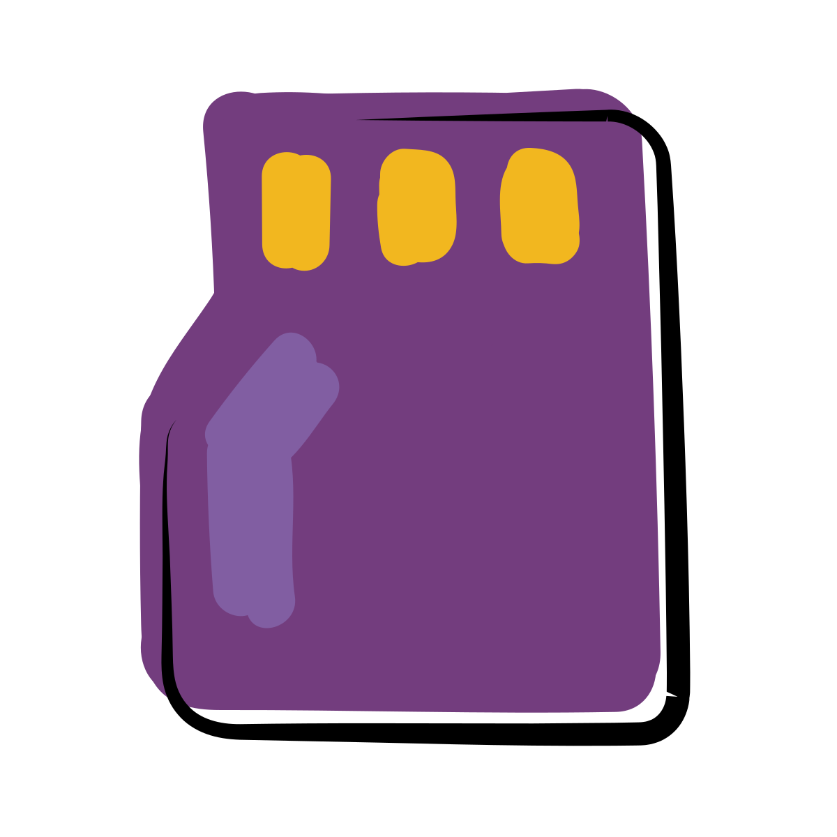 matisse style micro sd icon