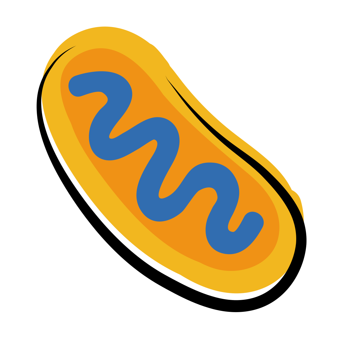 matisse style mitochondria icon