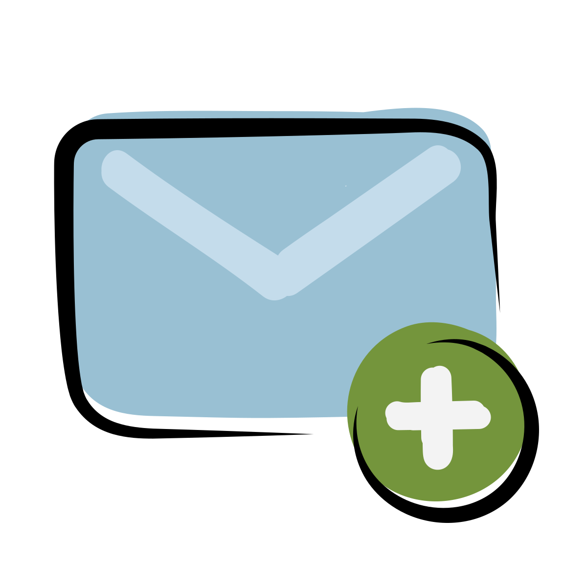 matisse style new message icon