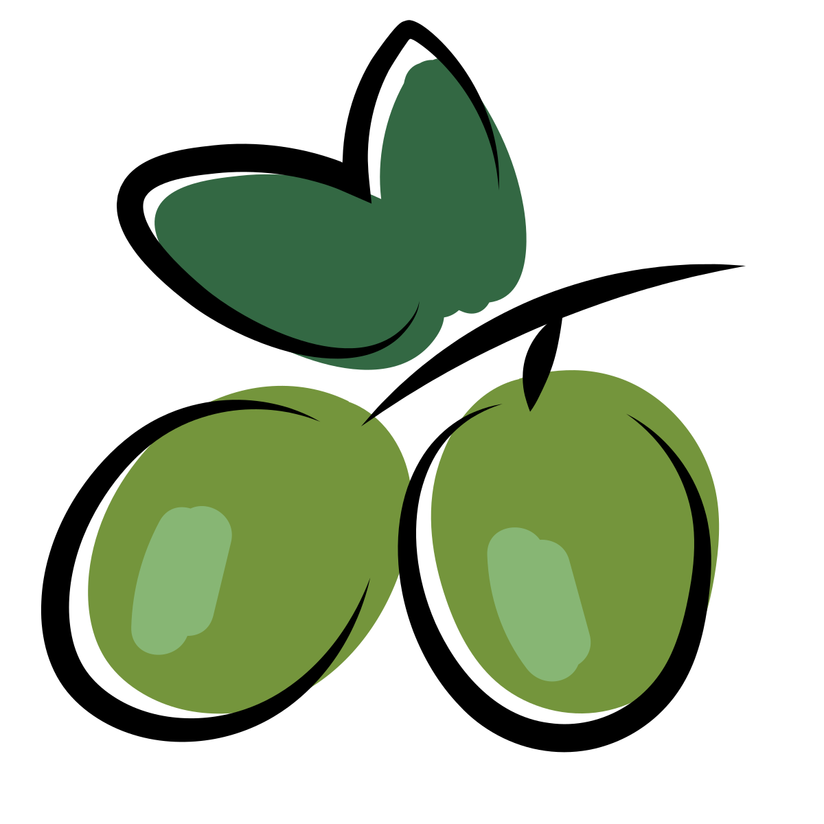 matisse style olive icon