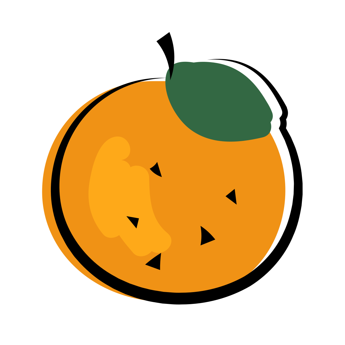 matisse style orange icon