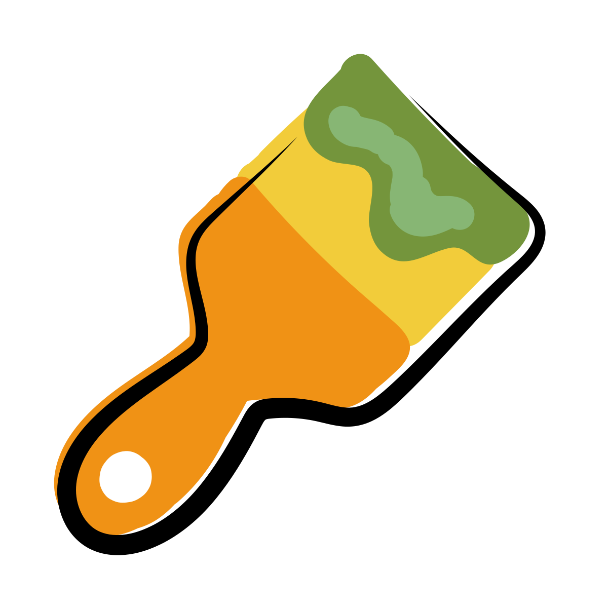 matisse style paint brush icon