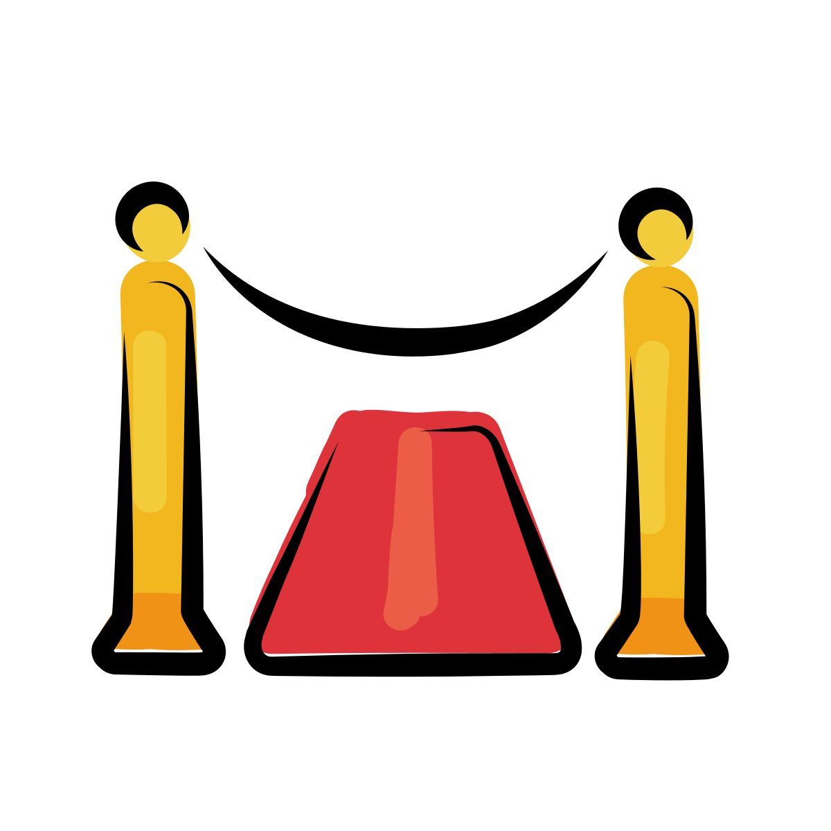 matisse style roter teppich icon