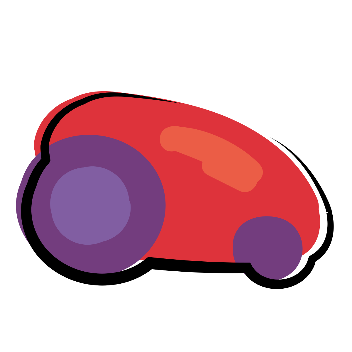 matisse style robotic lawn mower icon