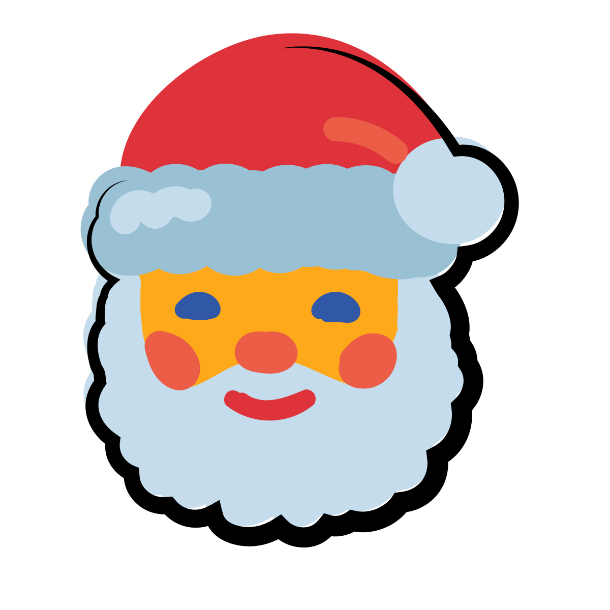 matisse style santa icon
