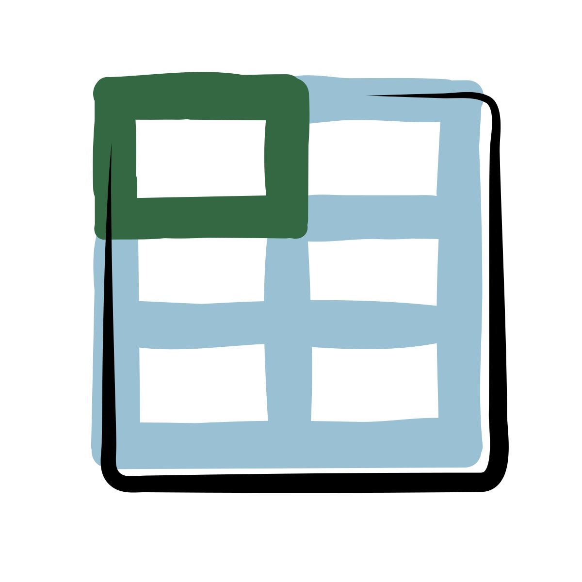 matisse style zelle auswählen icon