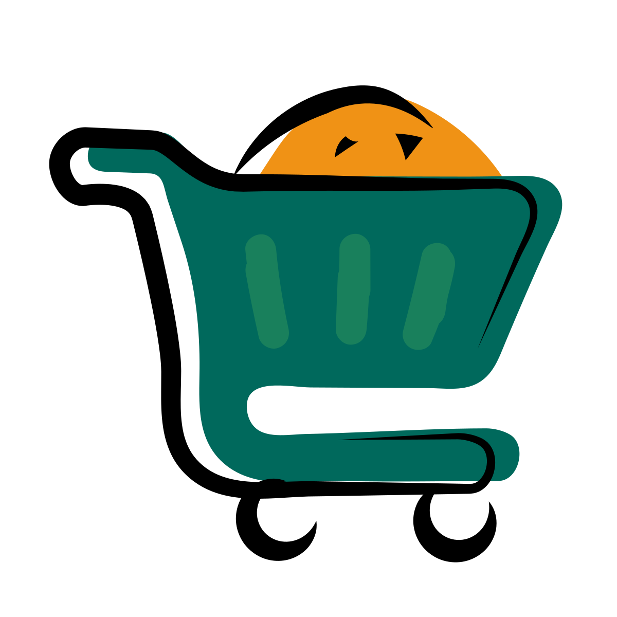 matisse style shopping cart loaded icon