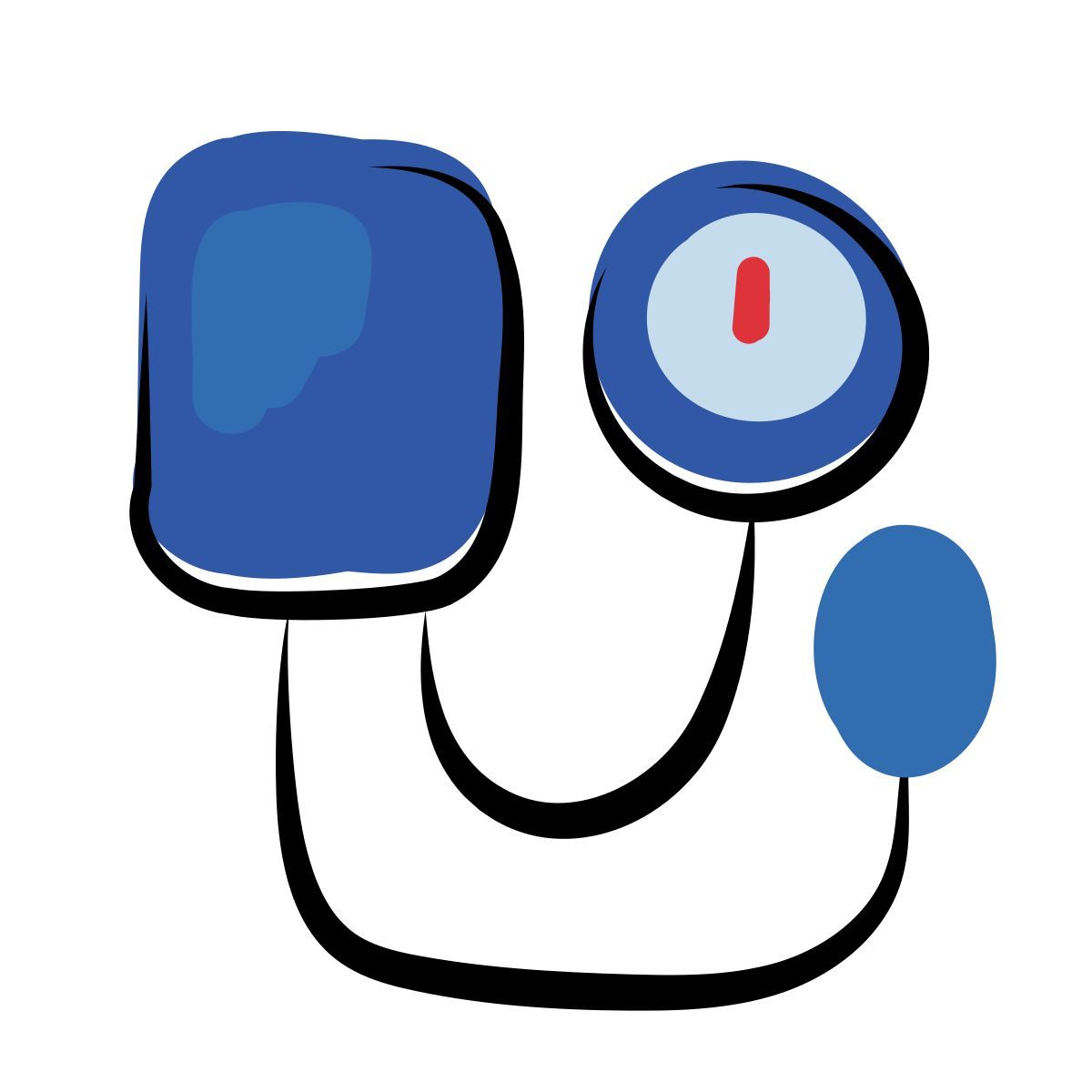 matisse style blutdruckmessgerät icon