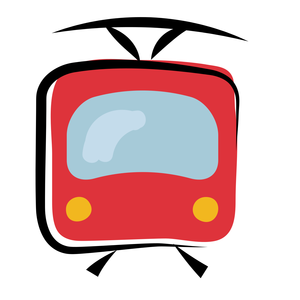 matisse style tram icon