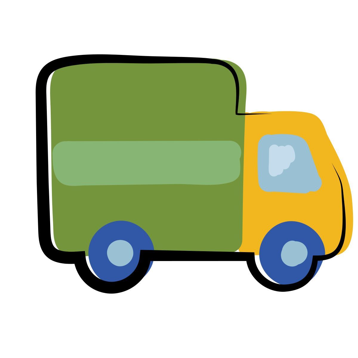 matisse style 卡车 icon