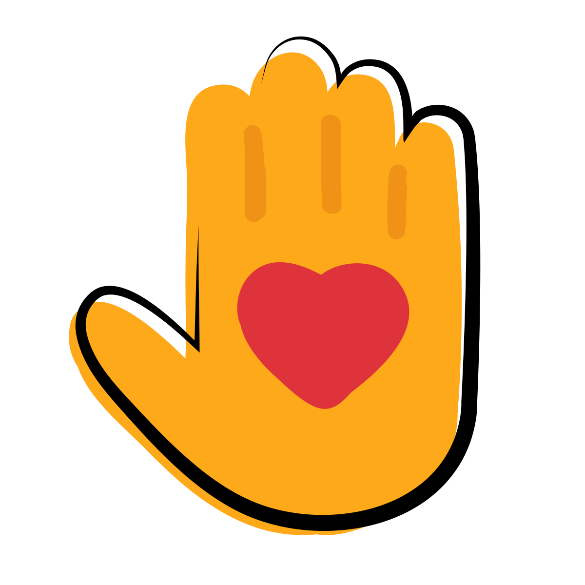 matisse style volunteering icon