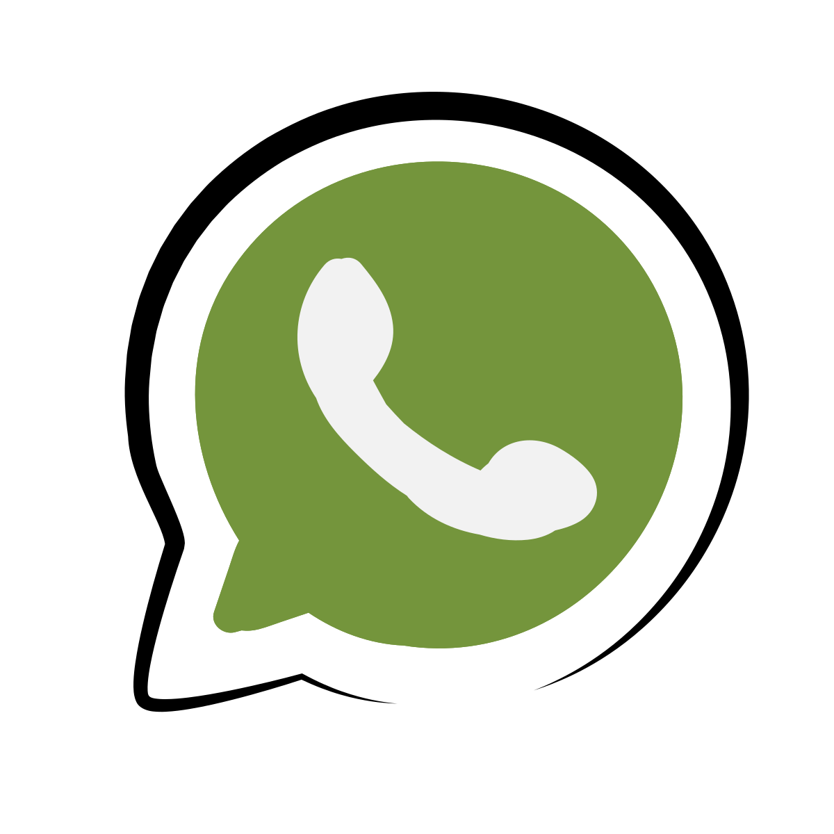 matisse style whatsapp icon