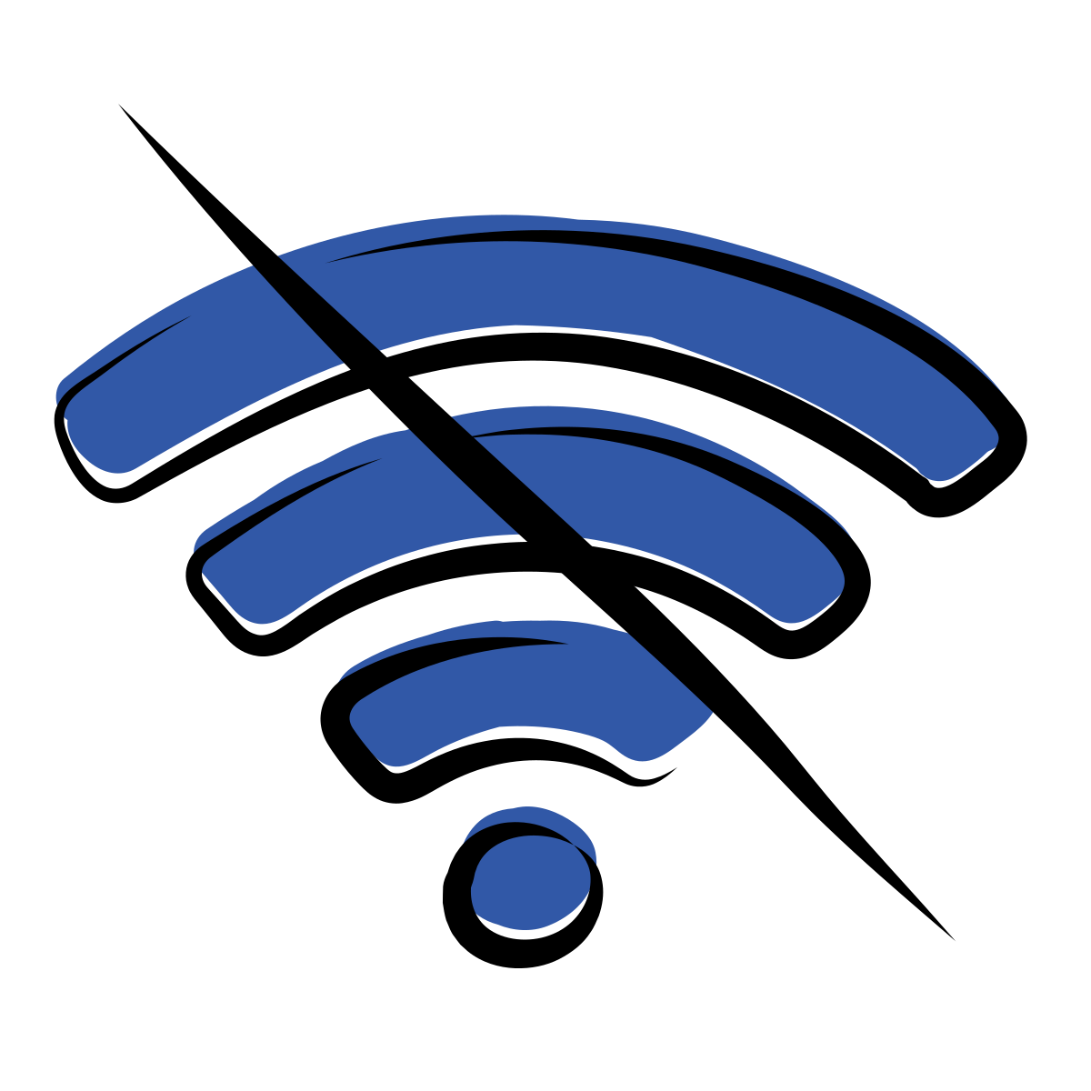 matisse style wifi off icon