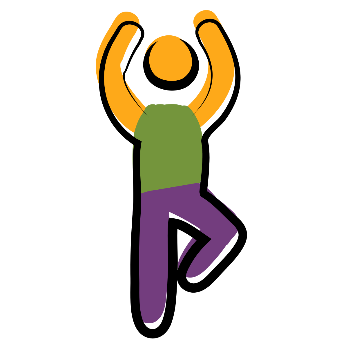matisse style yoga icon