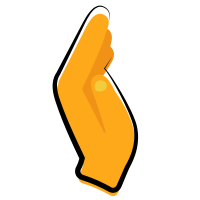 hand side-view icon