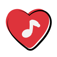 music heart icon