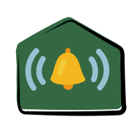 secured by-alarm-system icon