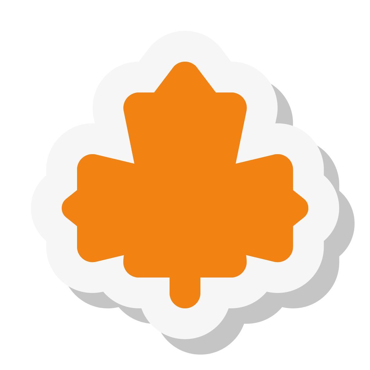 mini stickers style autumn icon