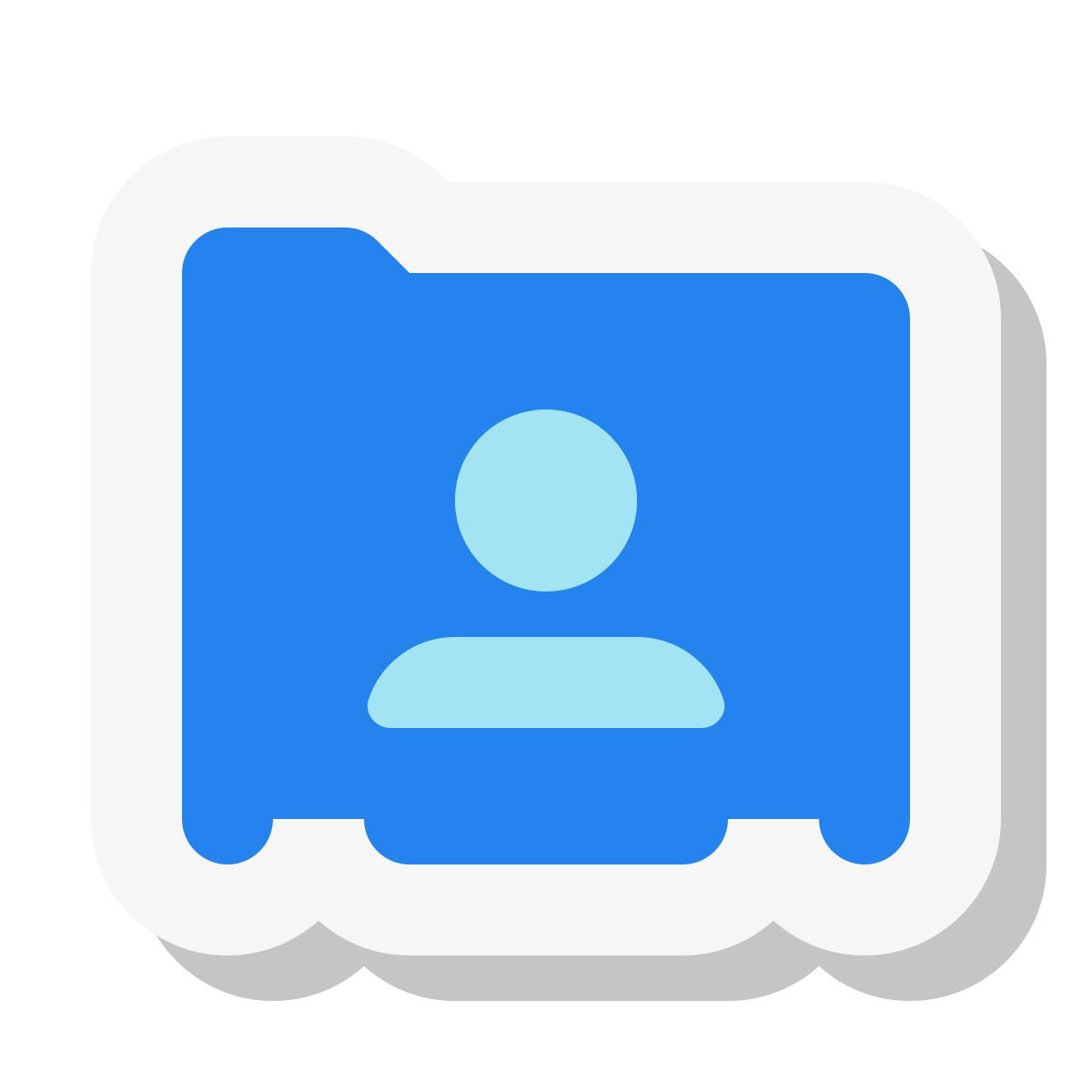 mini stickers style 业务联系人 icon