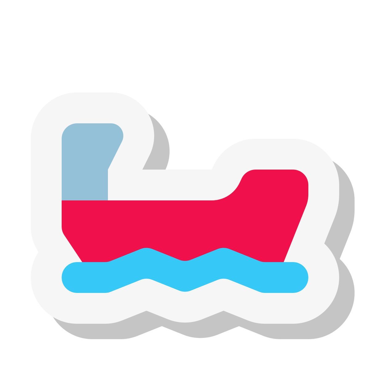 mini stickers style 货船 icon