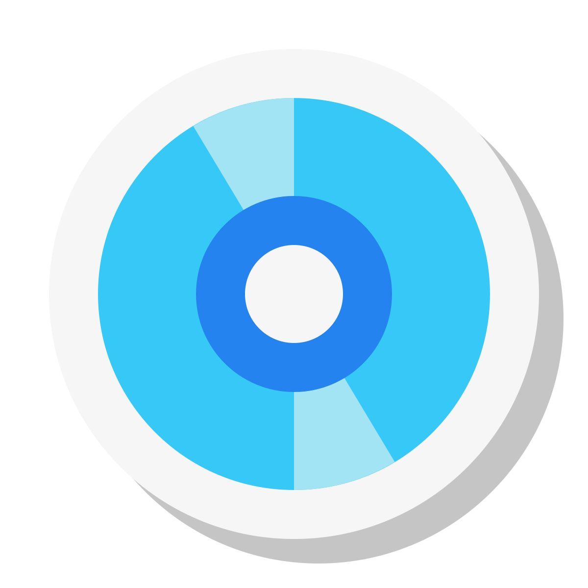 mini stickers style cd icon