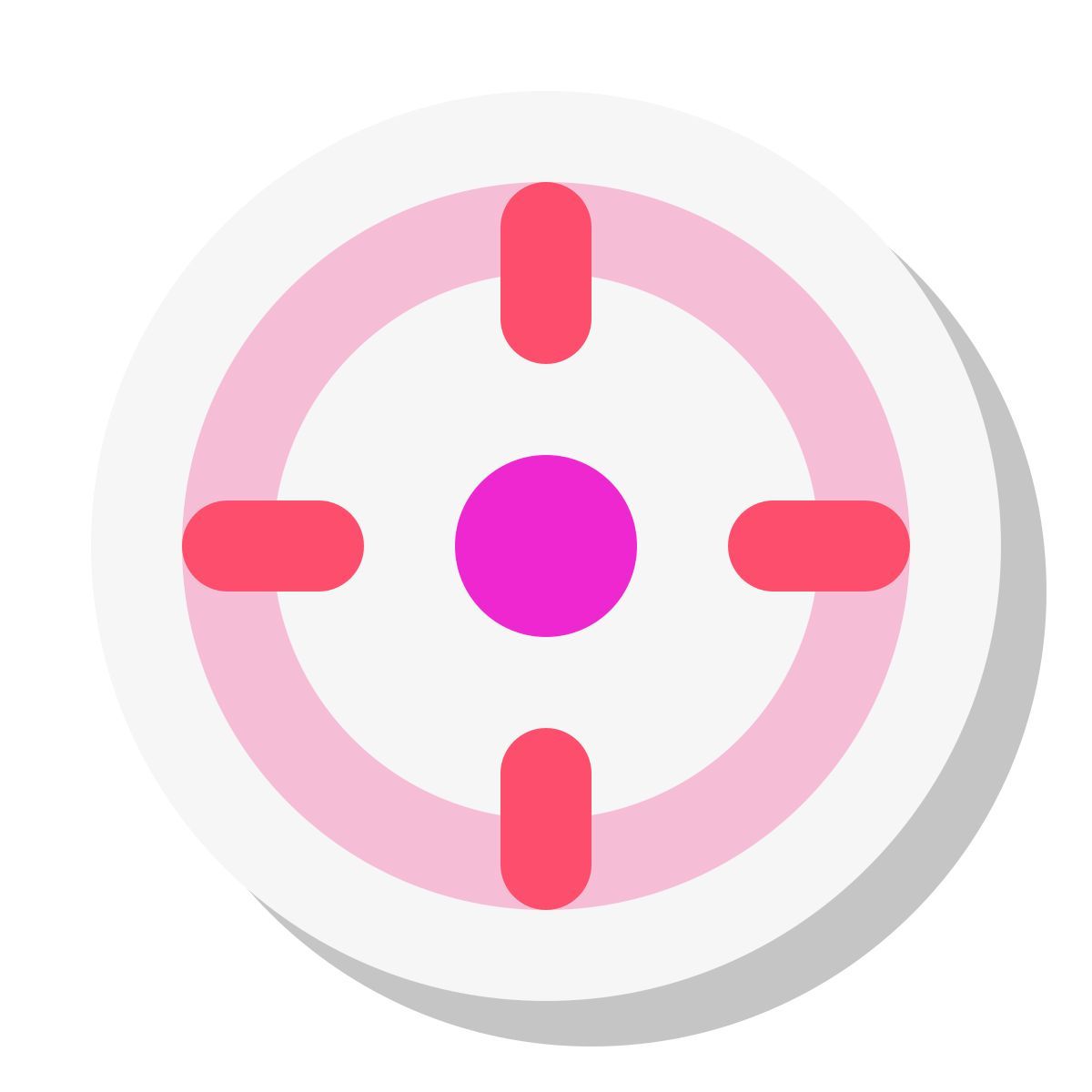 mini stickers style centro di gravità icon