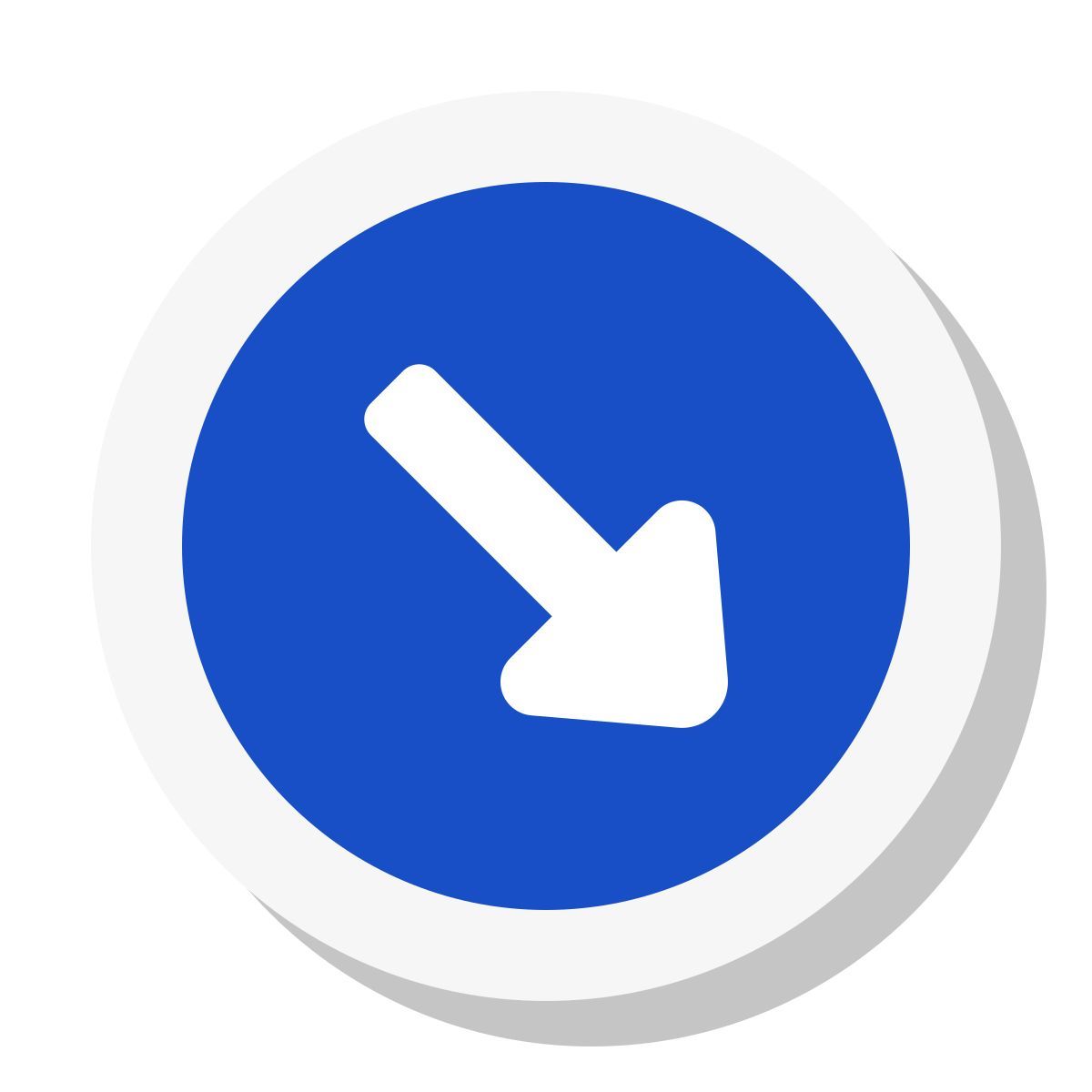 mini stickers style abajo derecha círculo icon