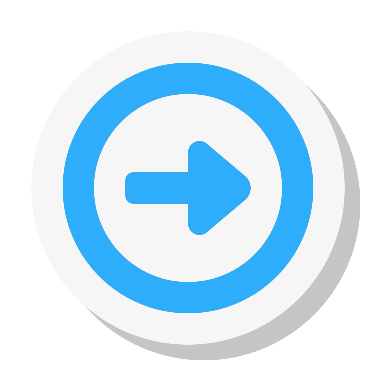 mini stickers style eingekreist rechts 2 icon