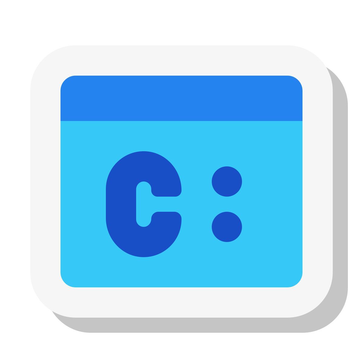 mini stickers style command line icon