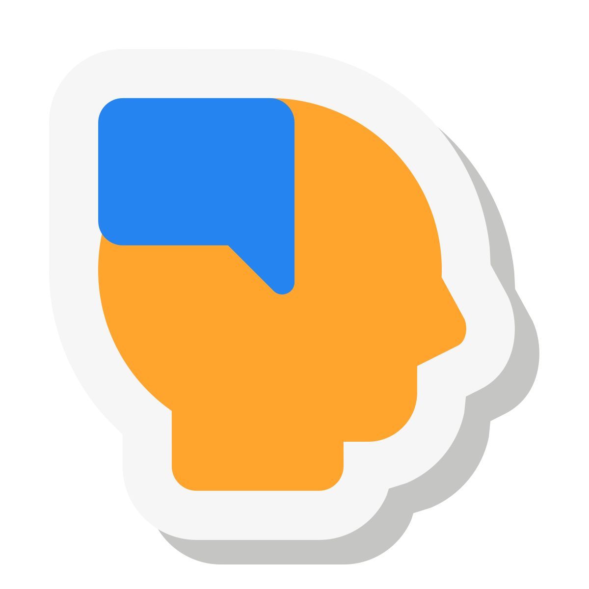 mini stickers style 沟通技巧 icon